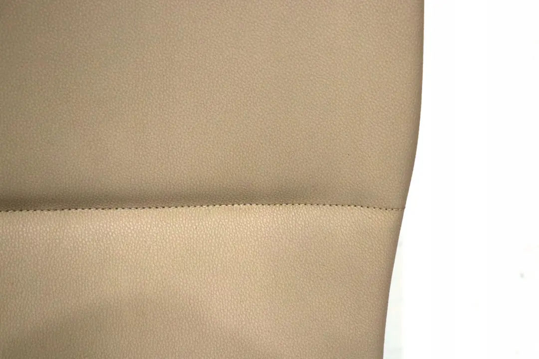 BMW 5 Series E61 Touring Rear Left N/S Seat Back Cover Backrest Beige Leather - SKU 7125231 - Part number 7125231
