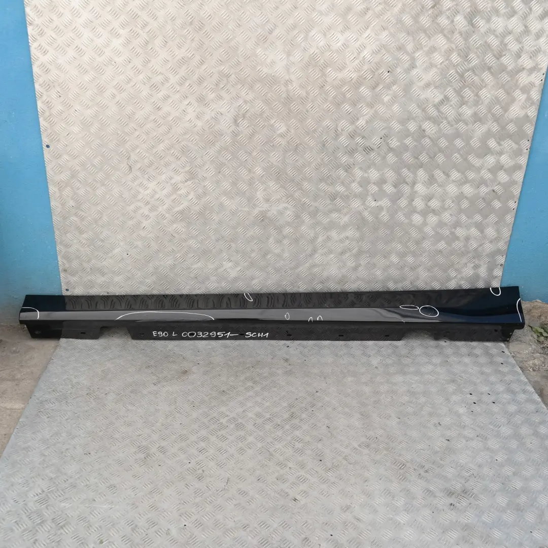 BMW 3 SERIES 1 E90 E91 Sill Strip Side Skirt Left N/S Schwarz Black 2 - 668 - SKU 0032951-SCH1 - Part number 32951
