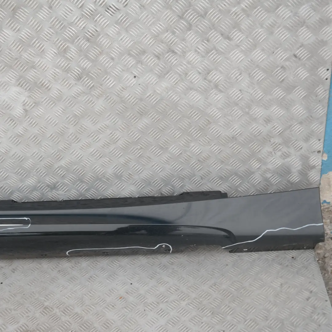 BMW E87 LCI M Sport Listello Portiera Apertura Gonna Destra Black Zaffiro - SKU 0033556-BS1 - Numero di parte 33556