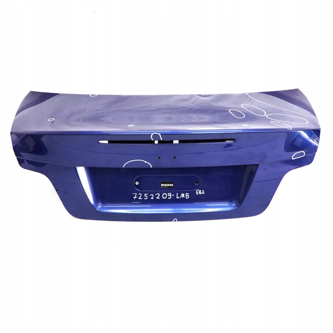 Coupé Tailgate Bootlid Boot Lid Le Mans Blau Blue Metallic 381 to BMW 1 SERIES E82 with Part number 7252209 BMW 1 SERIES E82 Coupé Tailgate Bootlid Boot Lid Le Mans Blau Blue Metallic 381 - SKU 7252209-LMB - Part number 7252209