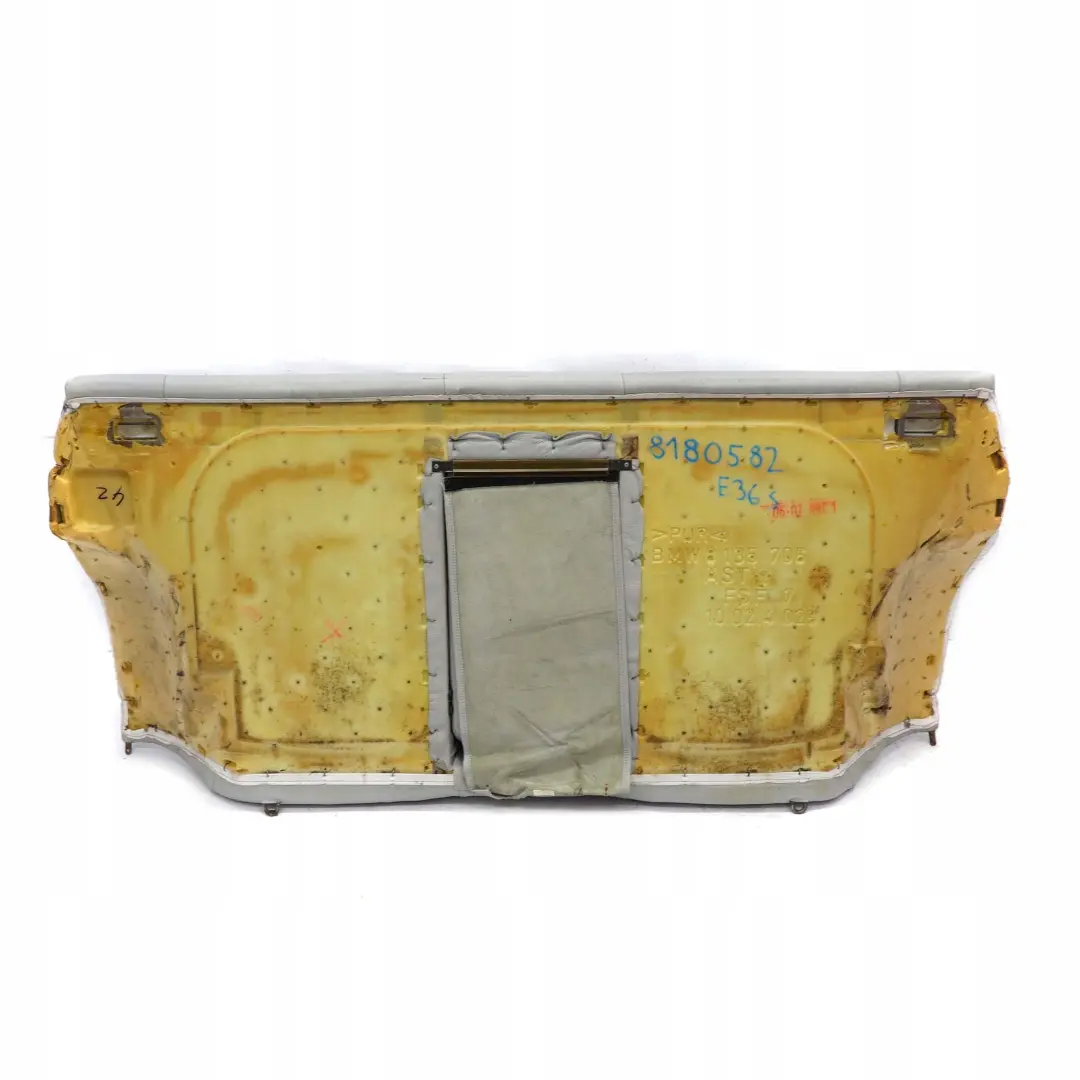 Kanapa oparcie skóra grey Montana do BMW E36 Sedan o numerze 8180582 BMW E36 Sedan Kanapa oparcie skóra grey Montana - SKU 8180582 - Numer Części 8180582