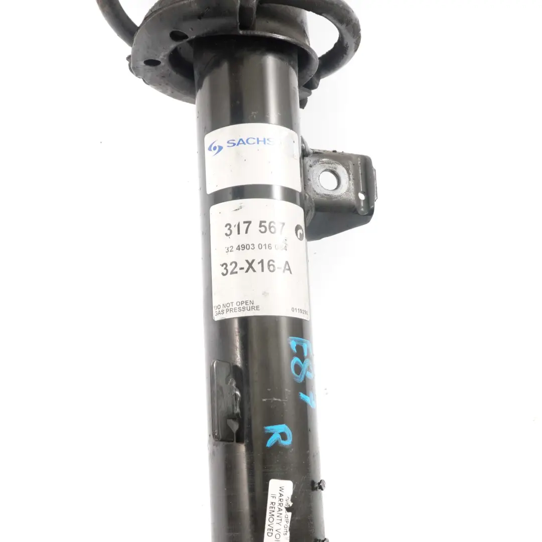 Sachs Front Right O/S Shock Absorber Spring Strut 317 567 to BMW 1 E81 E82 E87 E88 with Part number 317567 BMW 1 E81 E82 E87 E88 Sachs Front Right O/S Shock Absorber Spring Strut 317 567 - SKU 317567 - Part number 317567