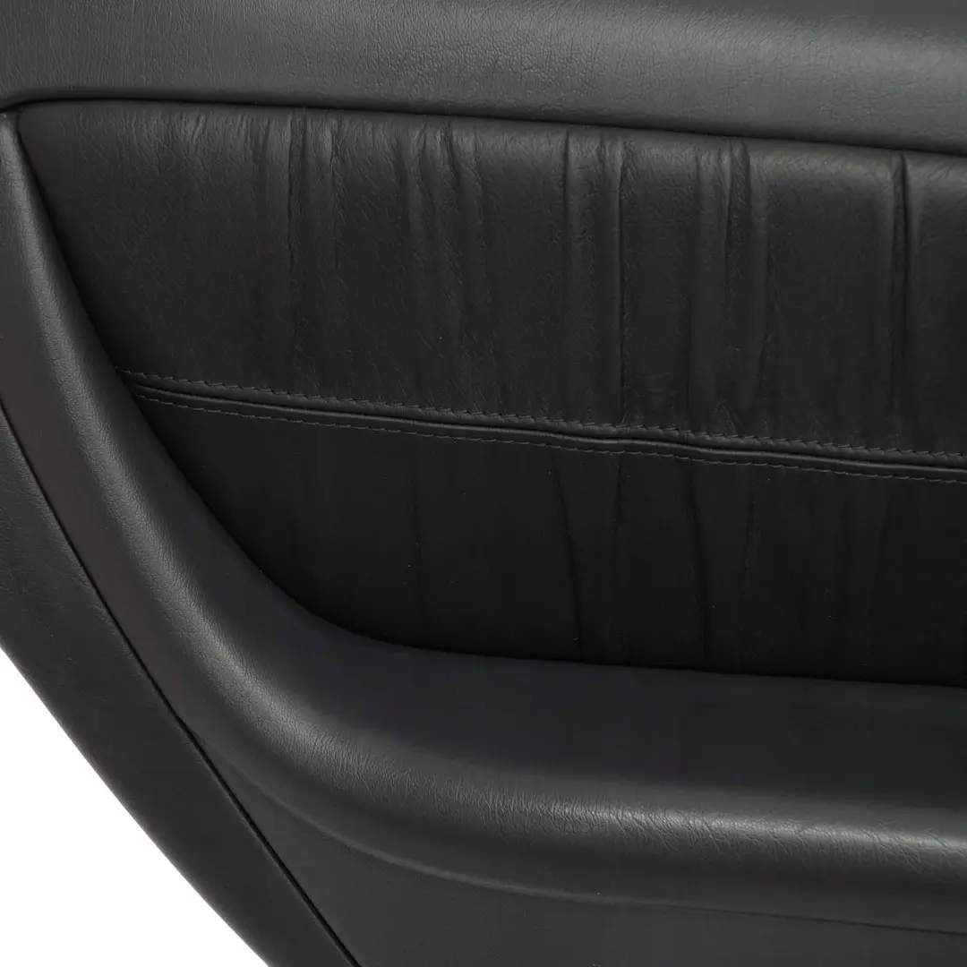  Mercedes-Benz ML W163 Rear Left N/S Door Card Trim Panel Black Leather - SKU A1637301970 - Part number A1637301970