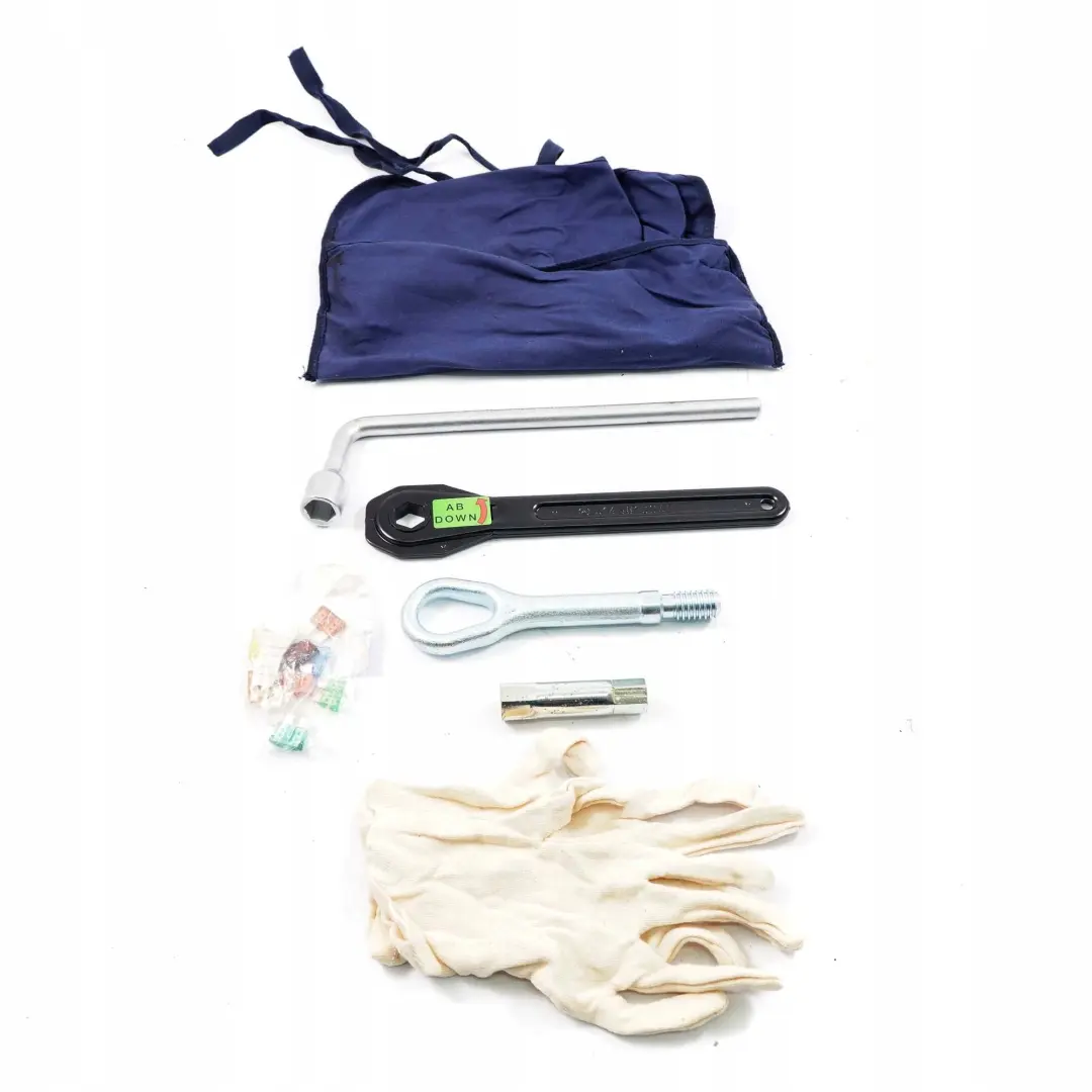 Mercedes-Benz A E G S Class W169 W211 W212 W221 W463 Tool Bag Set to with Part number A2035850001 Mercedes-Benz A E G S Class W169 W211 W212 W221 W463 Tool Bag Set - SKU A2035850001 - Part number A2035850001