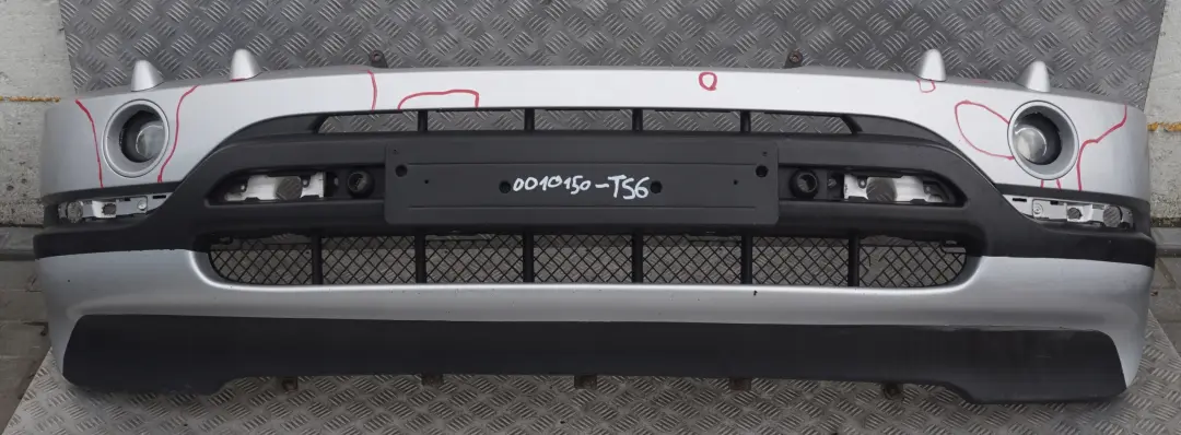 BMW X5 Series 6 E53 Front Bumper Panel PDC Titansilber Titan Silver Metallic 354 - SKU 0010150-TS6 - Part number 0010150