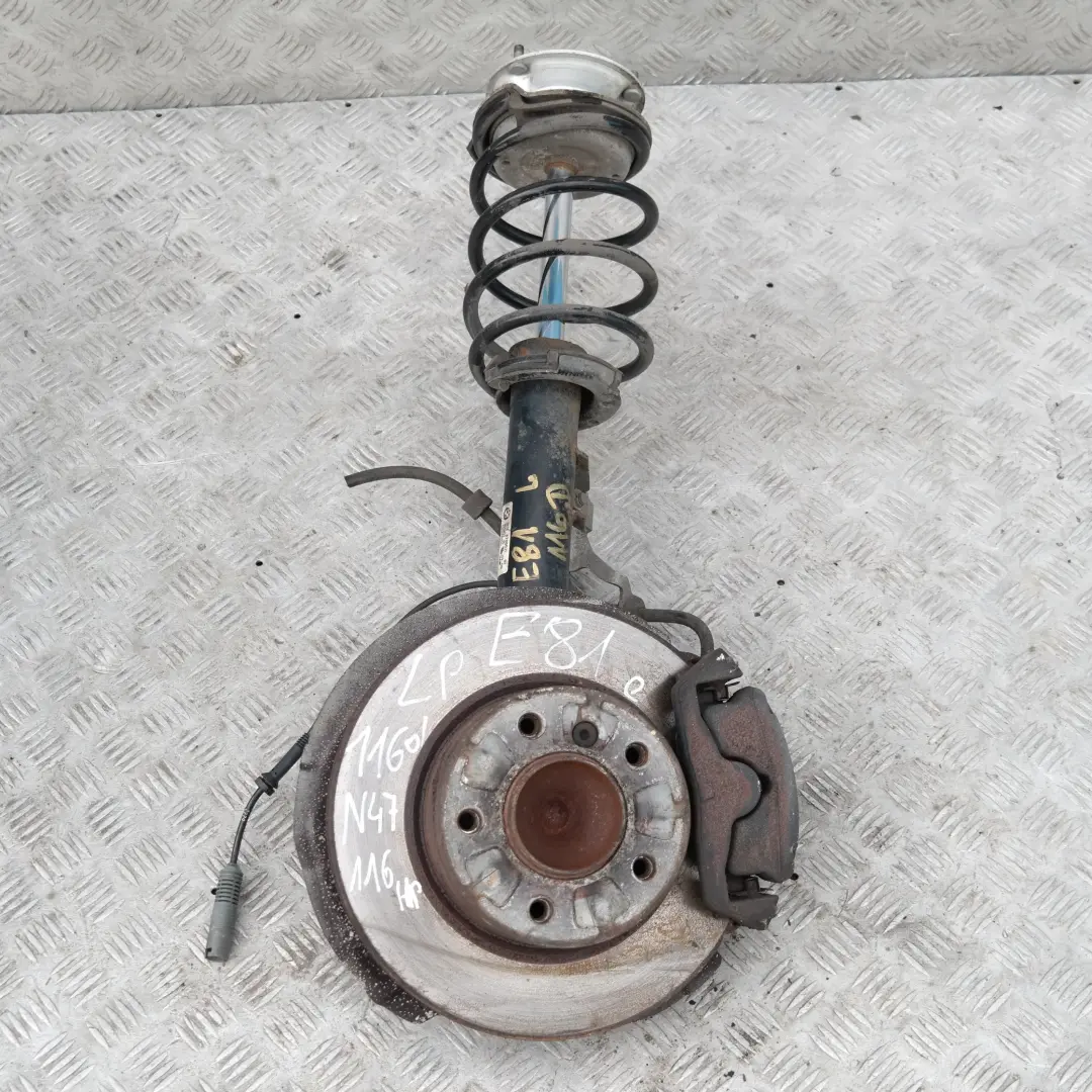 BMW E81 116d N47 FRENTE IZQUIERDO MUELLE STRUT HUB PIERNA FRENO SUSPENSIÓN - SKU 6786021-1 - Número de pieza 6786021