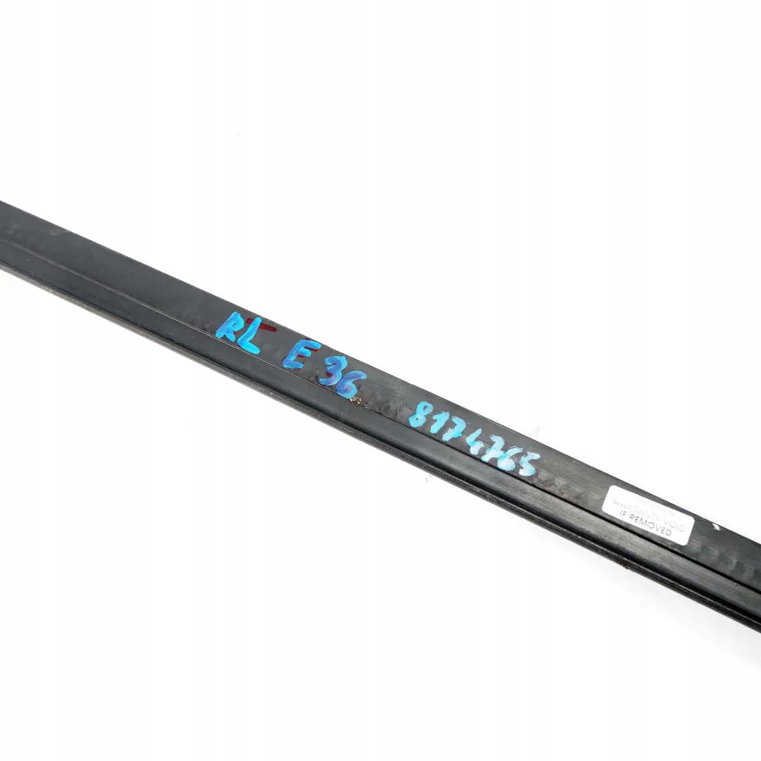 Listwa szyby lewy tył do BMW E36 Sedan Kombi o numerze 8174765 BMW E36 Sedan Kombi Listwa szyby lewy tył - SKU 8174765 - Numer Części 8174765