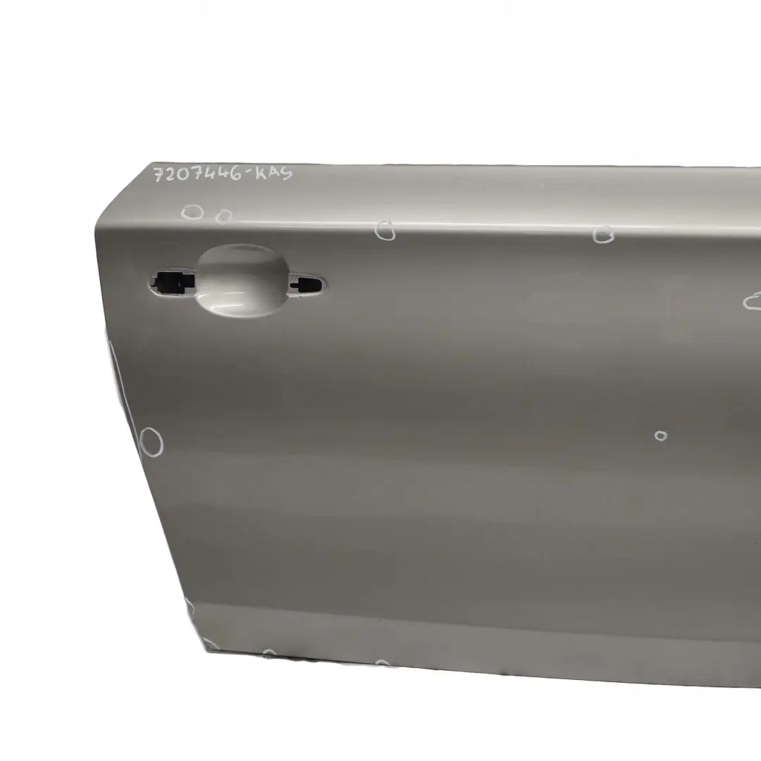 BMW 1 E81 E82 E88 Door Front Right O/S Kaschmirsilber Cashmere Silver - A72 - SKU 7207446-KAS - Part number 7207446