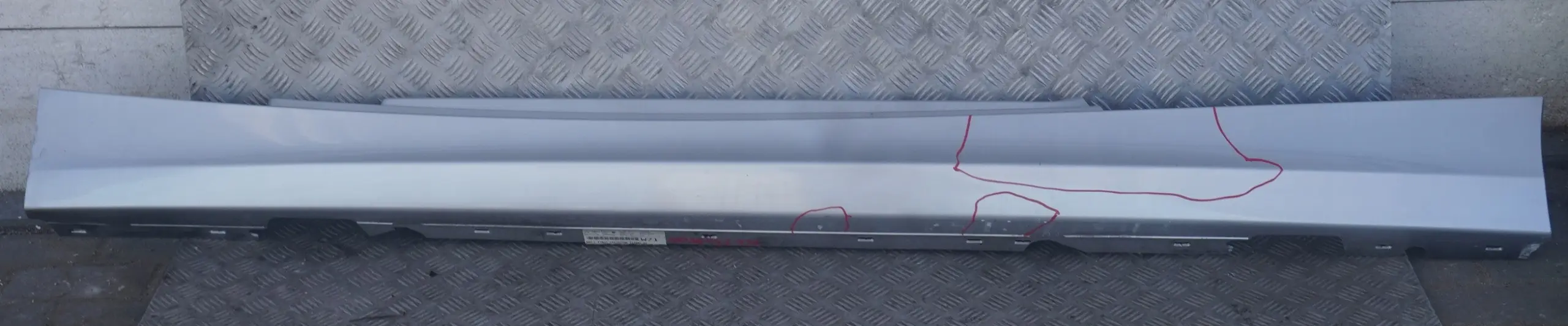 BMW 1 SERIES 6 E81 E82 E88 Sill Strip Skirt Left N/S Titansilber Titan Silver