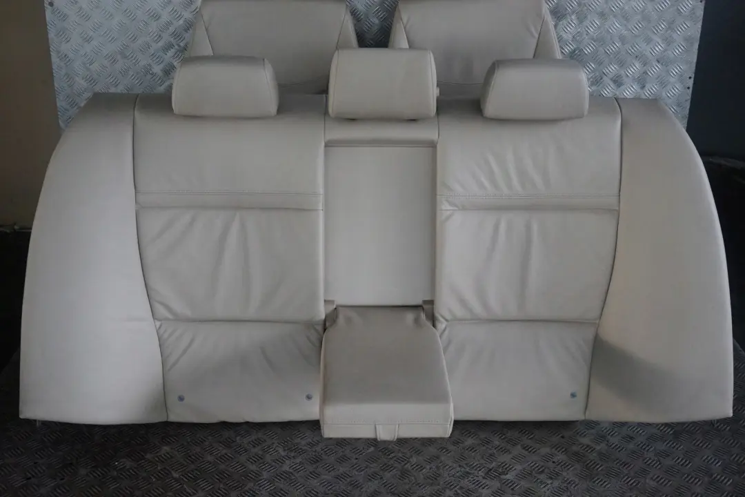 BMW 3 Series LCI Heated Oyster Leather Interior Seats with Airbag Door Card - SKU E90 LCI Heated Seats Oyster Leather - Part number E90