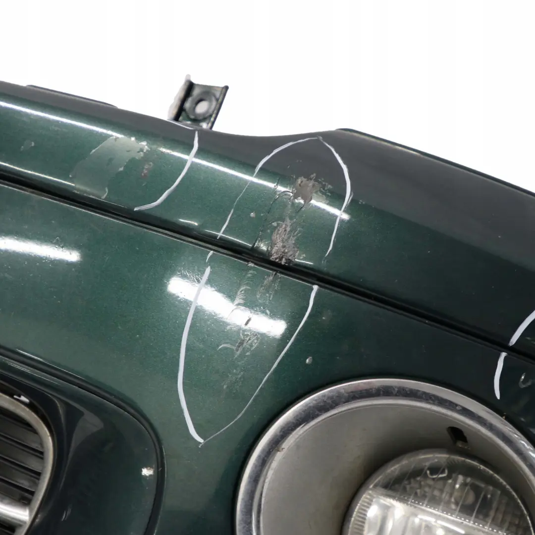 BMW Mini R55 R56 1 Complete Front Bumper Trim Panel British Racing Green - A67 - SKU 0430221-BRG1 - Part number 0430221