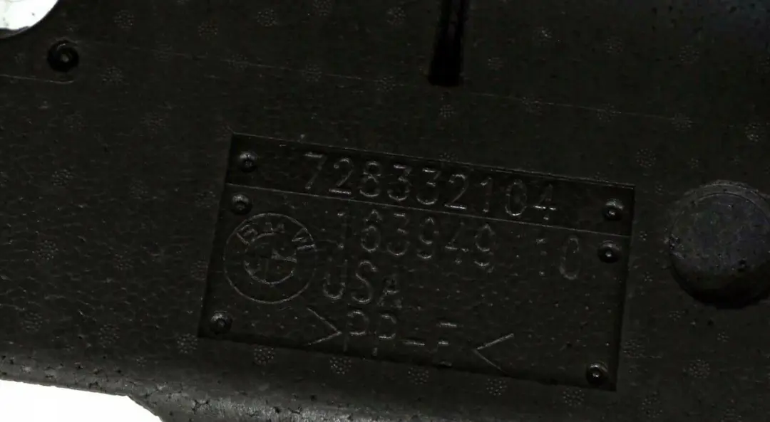 BMW X6 E71 Styropian wygłuszenie mocowanie kanapy - SKU 7283321 - Numer Części 7283321