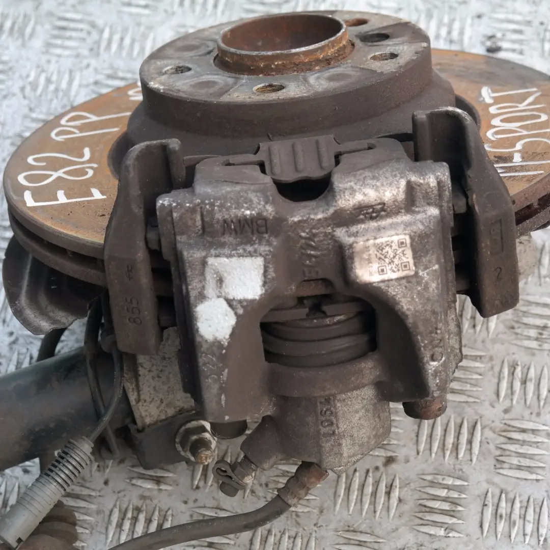 BMW 1 Series E82 M-SPORT FRONT RIGHT O/S LEG SUSPENSION AXLE BRAKE DISC HUB SET - SKU 6782858-1 - Part number 31316782858