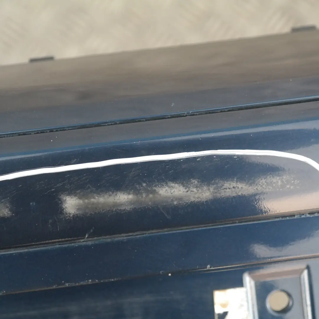 BMW 1 SERIES E81 E87 LCI Trim Panel Bumper Rear Tiefseeblau Deep Sea Blue A76 - SKU 0035911-DSB - Part number 35911
