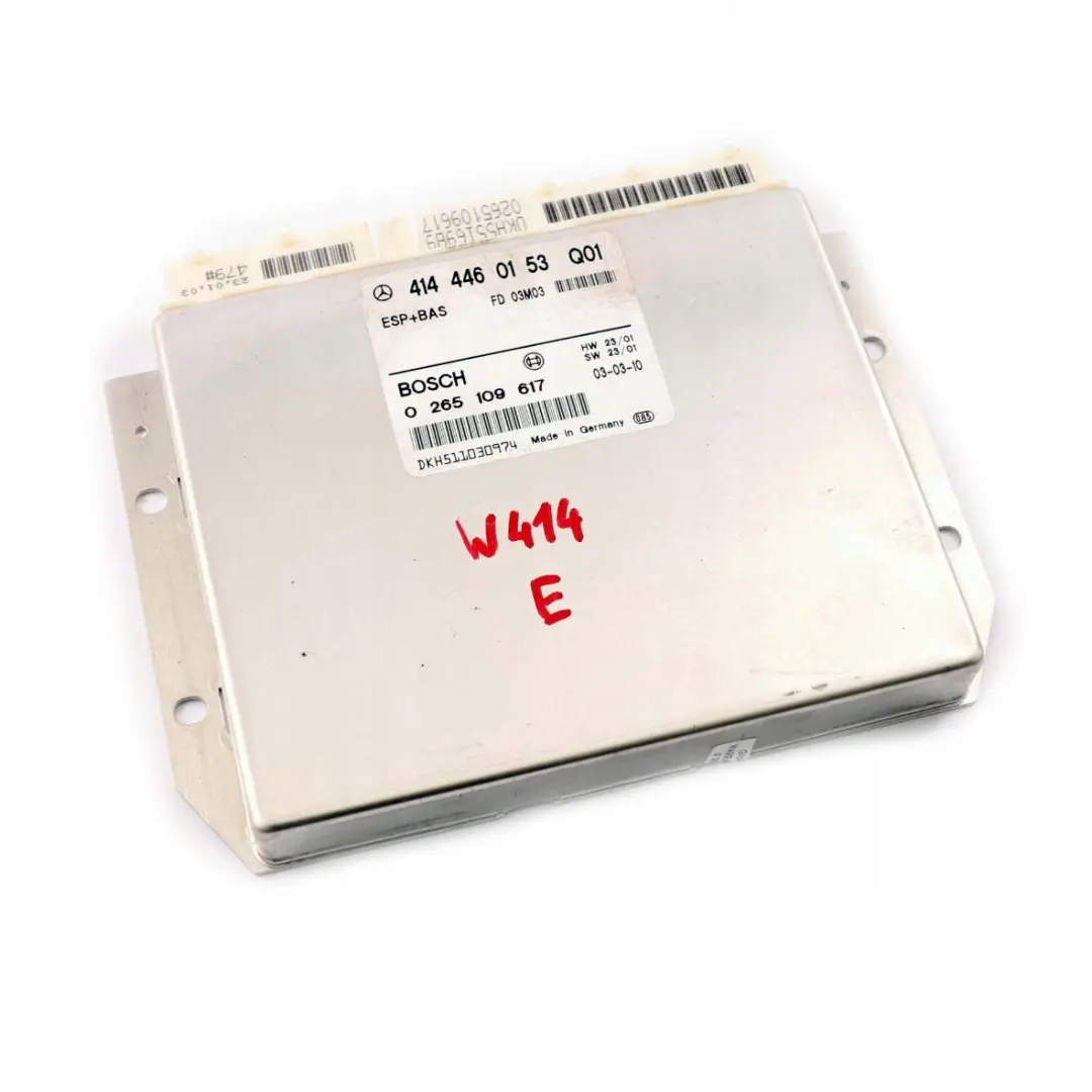 Mercedes-Benz Vaneo W414 ESP BAS Unidad De Control Modulo ECU para con número de pieza A4144460153 Mercedes-Benz Vaneo W414 ESP BAS Unidad De Control Modulo ECU - SKU A4144460153 - Número de pieza A4144460153