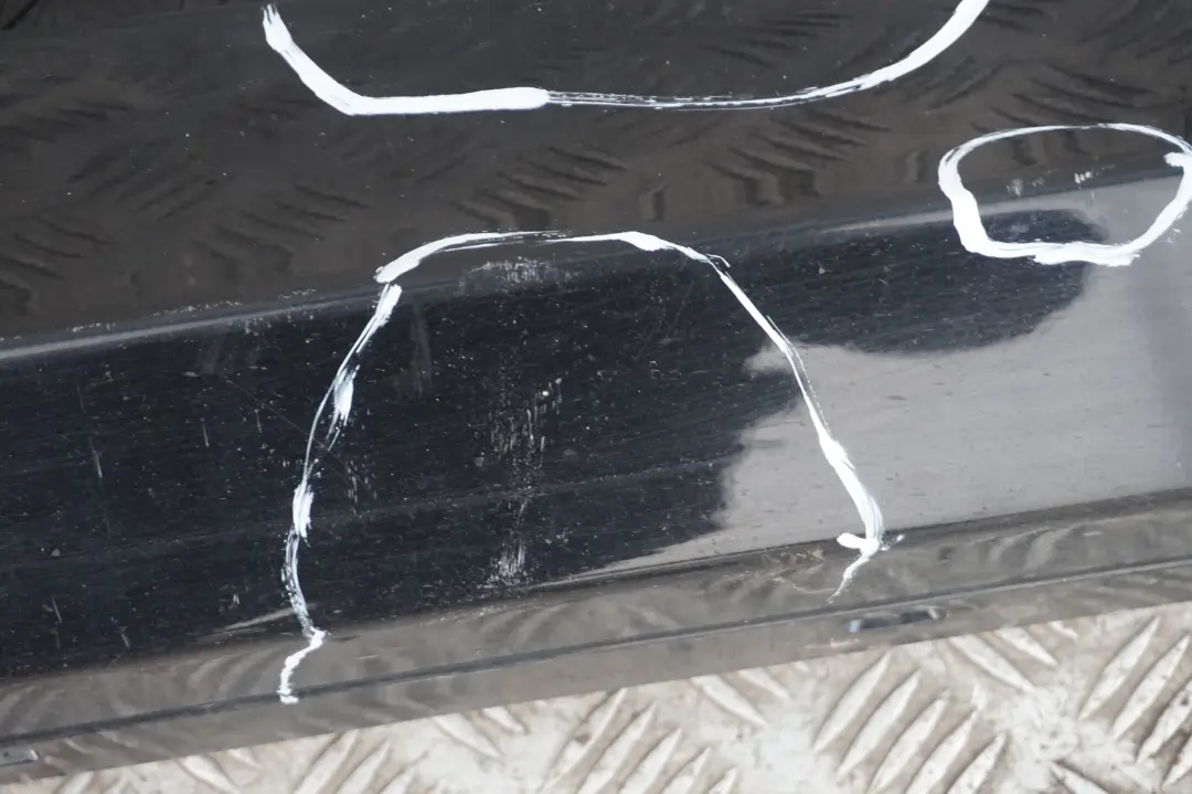 BMW E87 LCI Listello Portiera Apertura Gonna Destro Nero - SKU 0036144-SCH12 - Numero di parte 36144