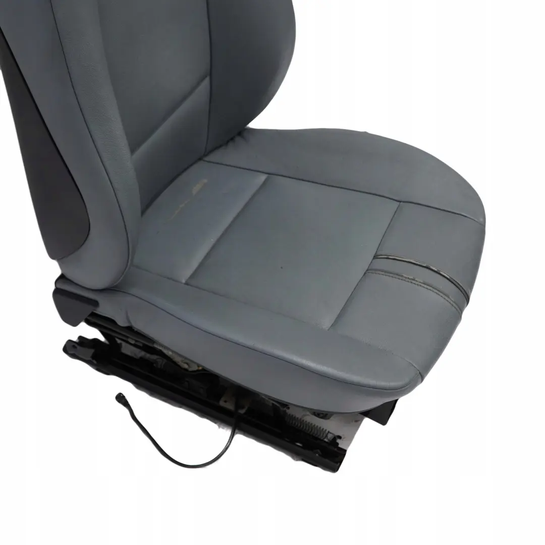 Leather Ambiente Grey Blue Grau Leather Front Left N/S Seat to BMW X3 Series E83 with Part number 3412215 BMW X3 Series E83 Leather Ambiente Grey Blue Grau Leather Front Left N/S Seat - SKU 3412215-3 - Part number 3412215