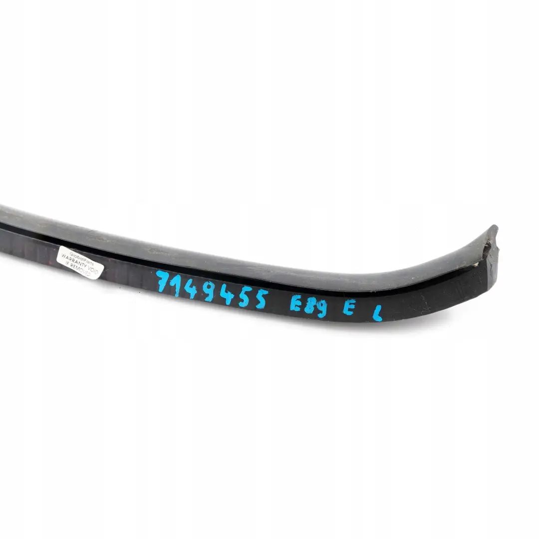 BMW Z4 E89 Folding Top Roof Rear Shell Left N/S Seal Gasket Strip - SKU 7149455 - Part number 7149455
