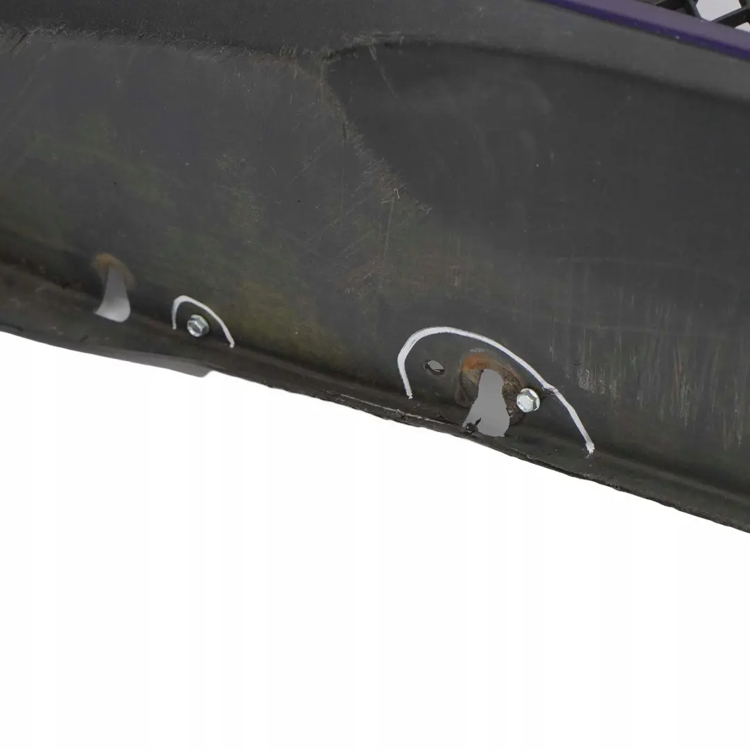 BMW Mini Cooper Cabrio R50 R52 Complete Front Bumper Panel Black-eye Purple A24 - SKU 0308998-PUR - Part number 0308998