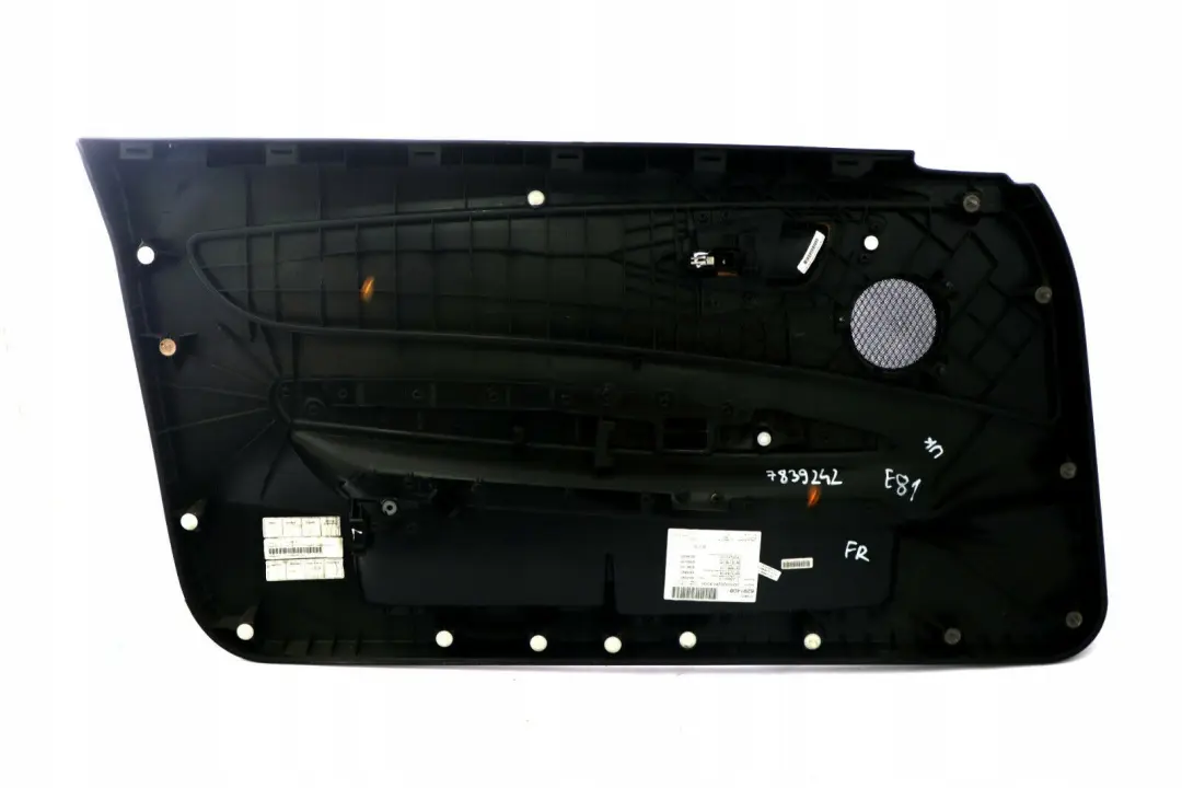 BMW E81 E82 Door Lining Card Cloth Front Right O/S Flashpoint Black - SKU 7839242 - Part number 7839242