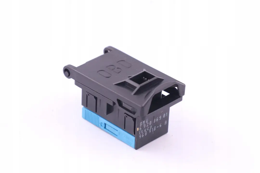 With Frame OBD Plug Socket Blue Blau to BMW 3 5 X5 Series E46 E39 E53 Cover with Part number 6920069 BMW 3 5 X5 Series E46 E39 E53 Cover With Frame OBD Plug Socket Blue Blau - SKU 6920069 - Part number 6920069