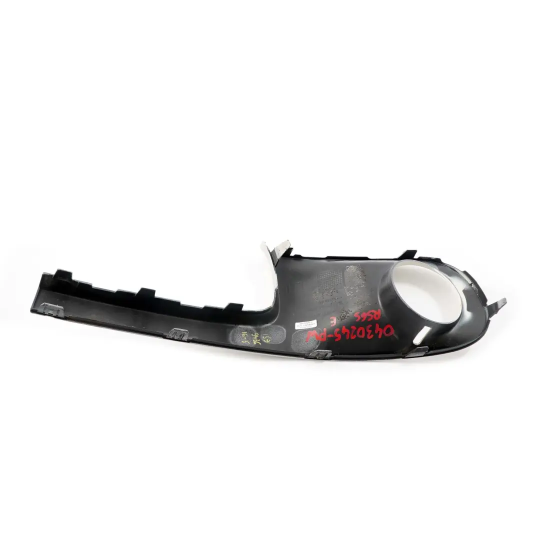 Mini Cooper S R55 R56 Blende Links FrontstoĂźstange Pepper White Weiss 850 - SKU P0430245-PW - Teilenummer 0430245