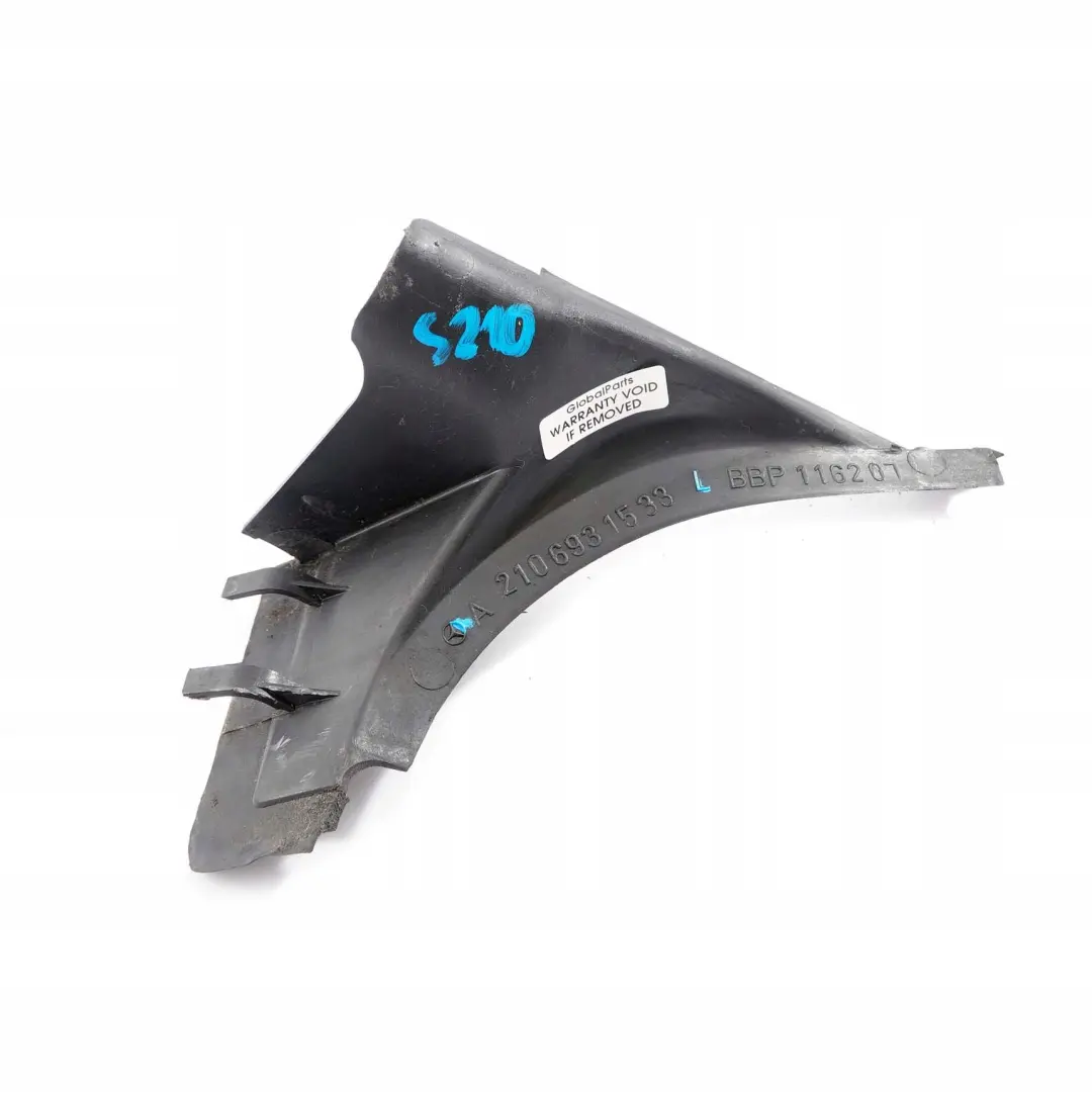 Pannello Rivestimento Posteriore Sinistro Bagagliaio per Mercedes S210 con numero di parte A2106931533 Mercedes S210 Pannello Rivestimento Posteriore Sinistro Bagagliaio - SKU A2106931533 - Numero di parte A2106931533
