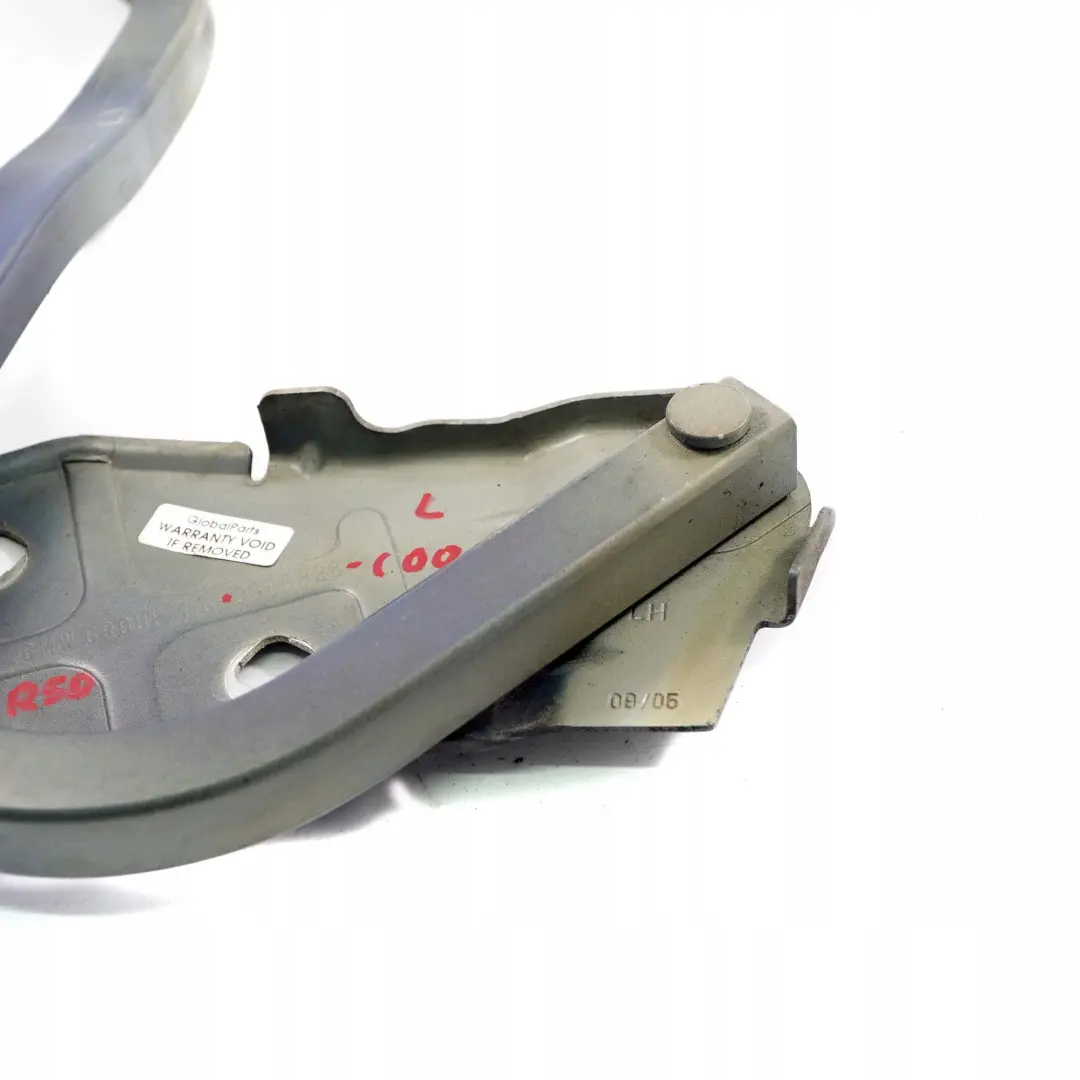 Mini Cooper One R50 R53 Left N/S Engine Hood Hinge Cool Blue Metallic - A27 - SKU 0598828-COOL - Part number 0598828