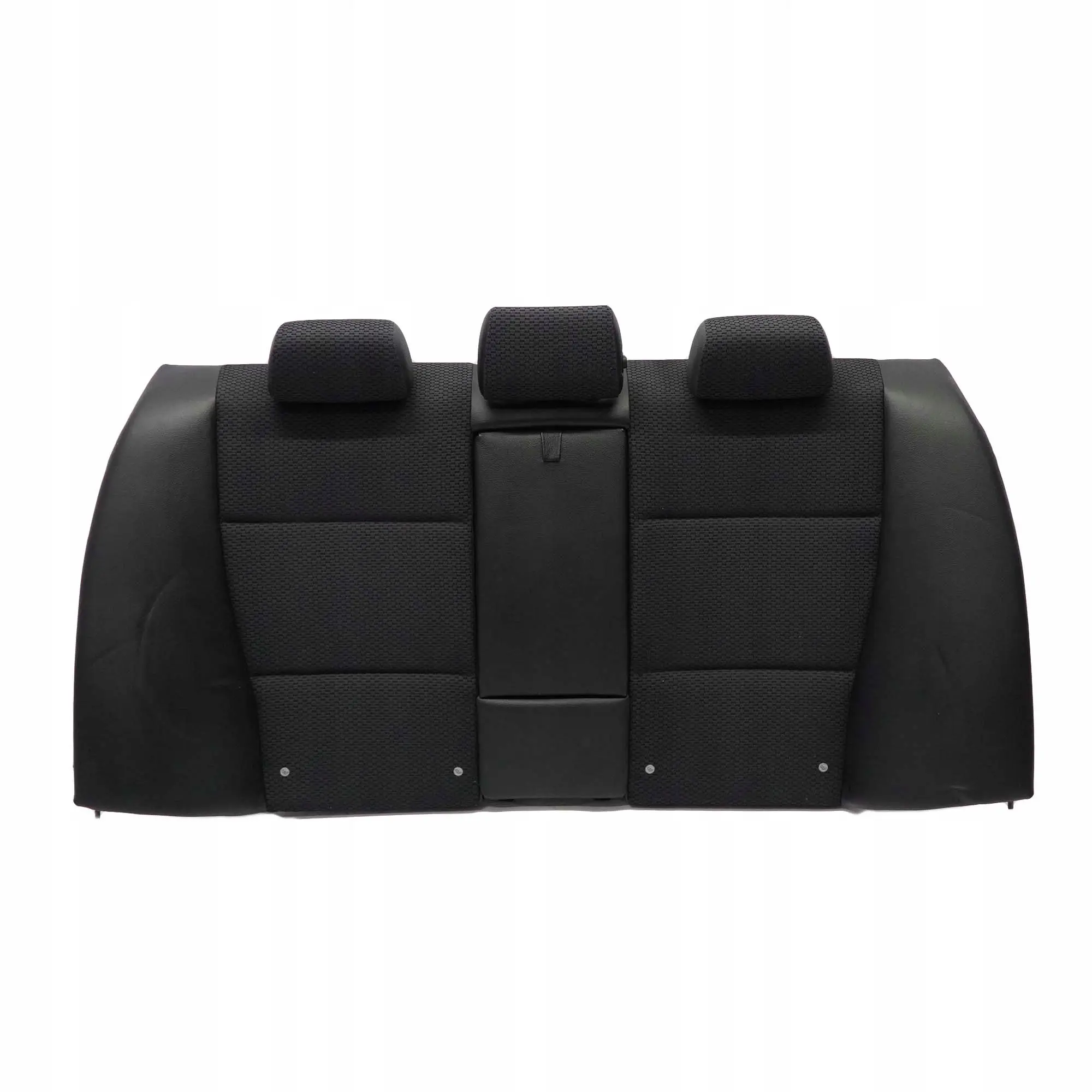 BMW 3 Series E90 LCI Black Schwarz Cloth Impuls Backrest Rear Seat Couch Cover