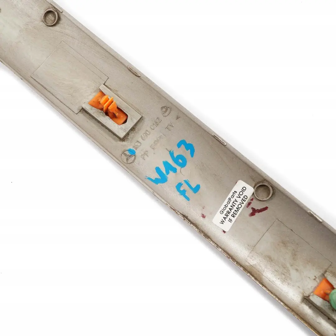 Mercedes-Benz W163 Front Left Door N/S Trim Strip Moulding Travertine Beige 693 to with Part number A1636900162 Mercedes-Benz W163 Front Left Door N/S Trim Strip Moulding Travertine Beige 693 - SKU A1636900162-TRB - Part number A1636900162