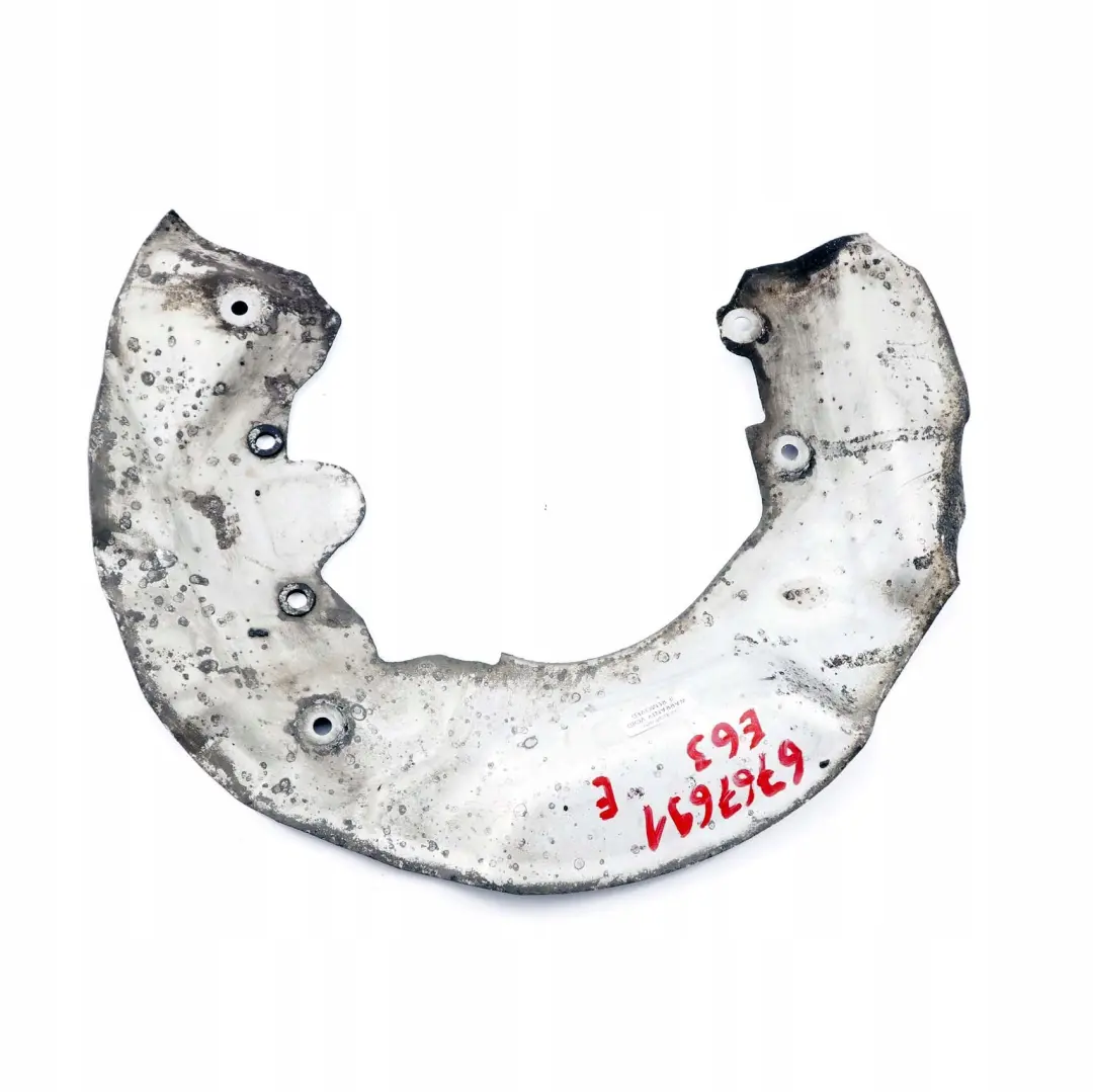 Protection Cover Plate Brake Disc Front Left N/S 6767693 to BMW 6 Series E63 E64 with Part number 6767691 BMW 6 Series E63 E64 Protection Cover Plate Brake Disc Front Left N/S 6767693 - SKU 6767691 - Part number 6767691