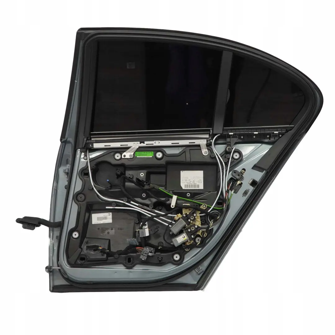 Door Rear Right O/S Schiefergruen Slate Green Metallic - 449 to BMW 7 Series E65 with Part number 7202084 BMW 7 Series E65 Door Rear Right O/S Schiefergruen Slate Green Metallic - 449 - SKU 7202084-SGM - Part number 7202084