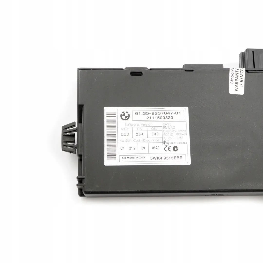 BMW E90 E92 E93 M3 Motor S65 420HP ECU Unidad Control Kit DME Llave CAS3 - SKU 7846409-1 - Número de pieza 7846409