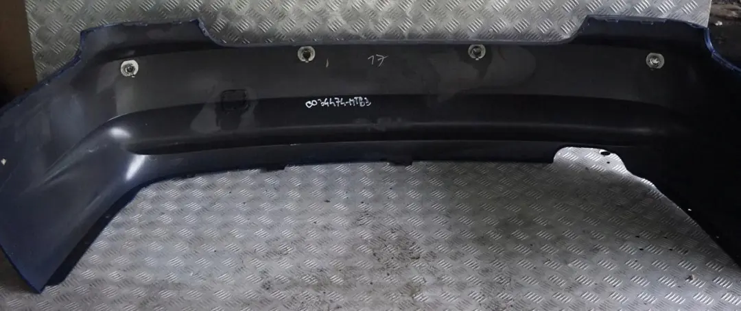 BMW 3 Series E92 E93 3 Rear Bumper Panel PDC Montegoblau Montego Blue - SKU 0034474-MTB3 - Part number 0034474