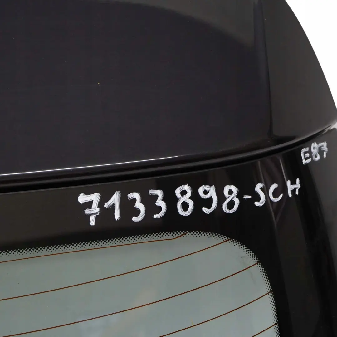 BMW E81 E87 Klapa tylna tył goła schwarz II - SKU 7133898-SCH - Numer Części 41627133898