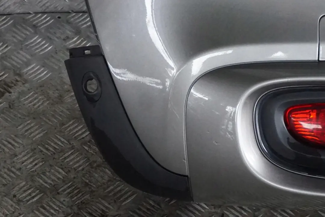 Complete Rear Bumper Panel Melting Silver - C2K to Mini F56 F57 Cooper S with Part number 7380020 Mini F56 F57 Cooper S Complete Rear Bumper Panel Melting Silver - C2K - SKU 7380020-MELT - Part number 7380020