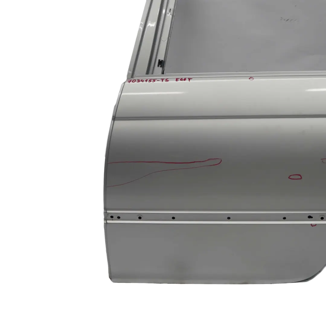 Porta Posteriore SX Argento-Titanio Titan Argento Metallo - per BMW E46 Touring con numero di parte 7034155 BMW E46 Touring Porta Posteriore SX Argento-Titanio Titan Argento Metallo - - SKU 7034155-TS - Numero di parte 7034155