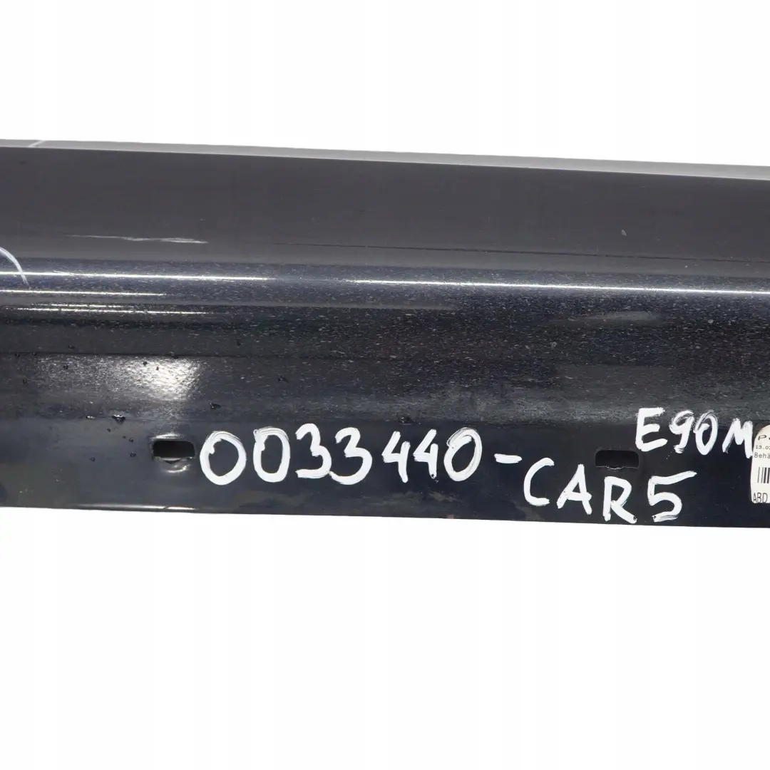 BMW E90 E91 5 M Sport Sill Strip Faldon Lateral Derecho Carbonschwarz Negro 416 - SKU 0033440-CAR5 - Número de pieza 0033440