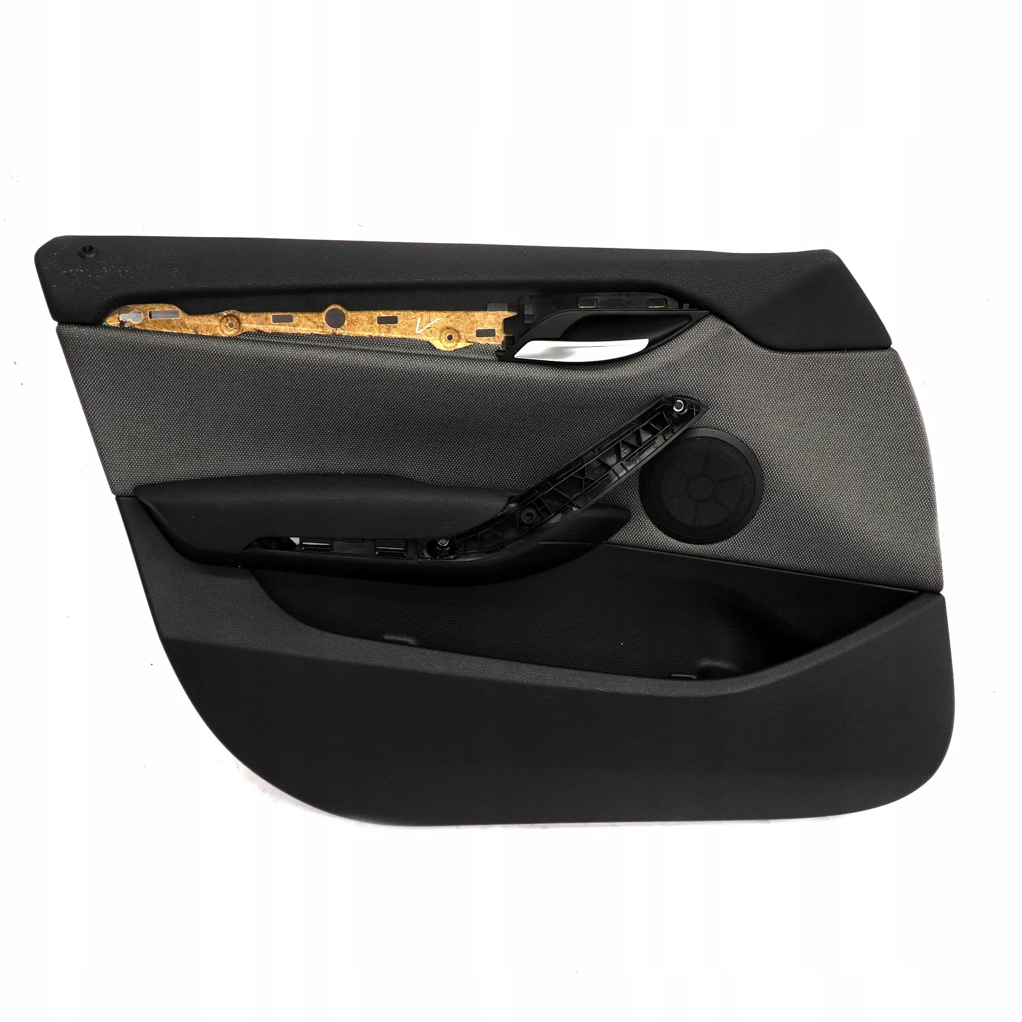 BMW X1 Fila E84 Pannello Porta Davanti SX Tessuto Antracite Effetto Argento