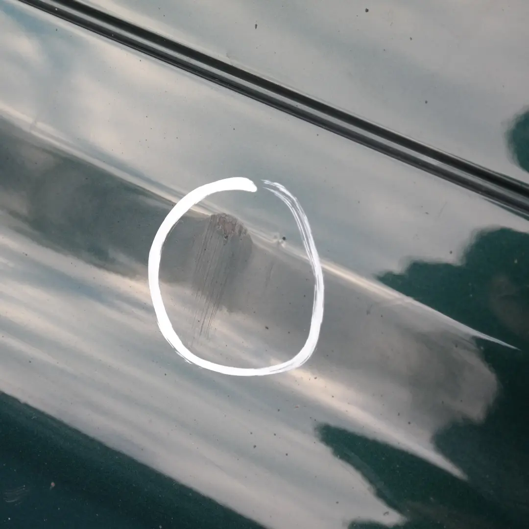 Bumper PDC Tiefgruen Green Metallic - A43 to BMW 3 SERIES E90 Rear with Part number 51120033194 BMW 3 SERIES E90 Rear Bumper PDC Tiefgruen Green Metallic - A43 - SKU 0033194-TG - Part number 51120033194