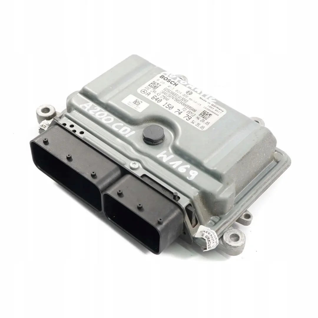 Mercedes-Benz W169 W245 A B 200 CDI Engine Control Unit Module ECU  - SKU A6401507479 - Part number A6401507479