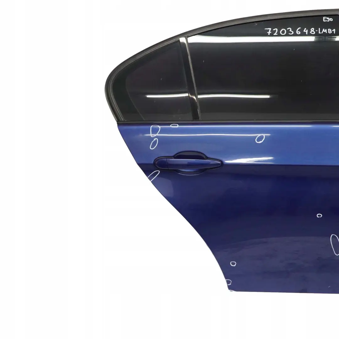 Arriere Droite le Mans Bleu Metallise - 381 pour BMW E90 Porte à propos du numéro de pièce 7203648 BMW E90 Porte Arriere Droite le Mans Bleu Metallise - 381 - SKU 7203648-LMB1 - Numéro de pièce 7203648