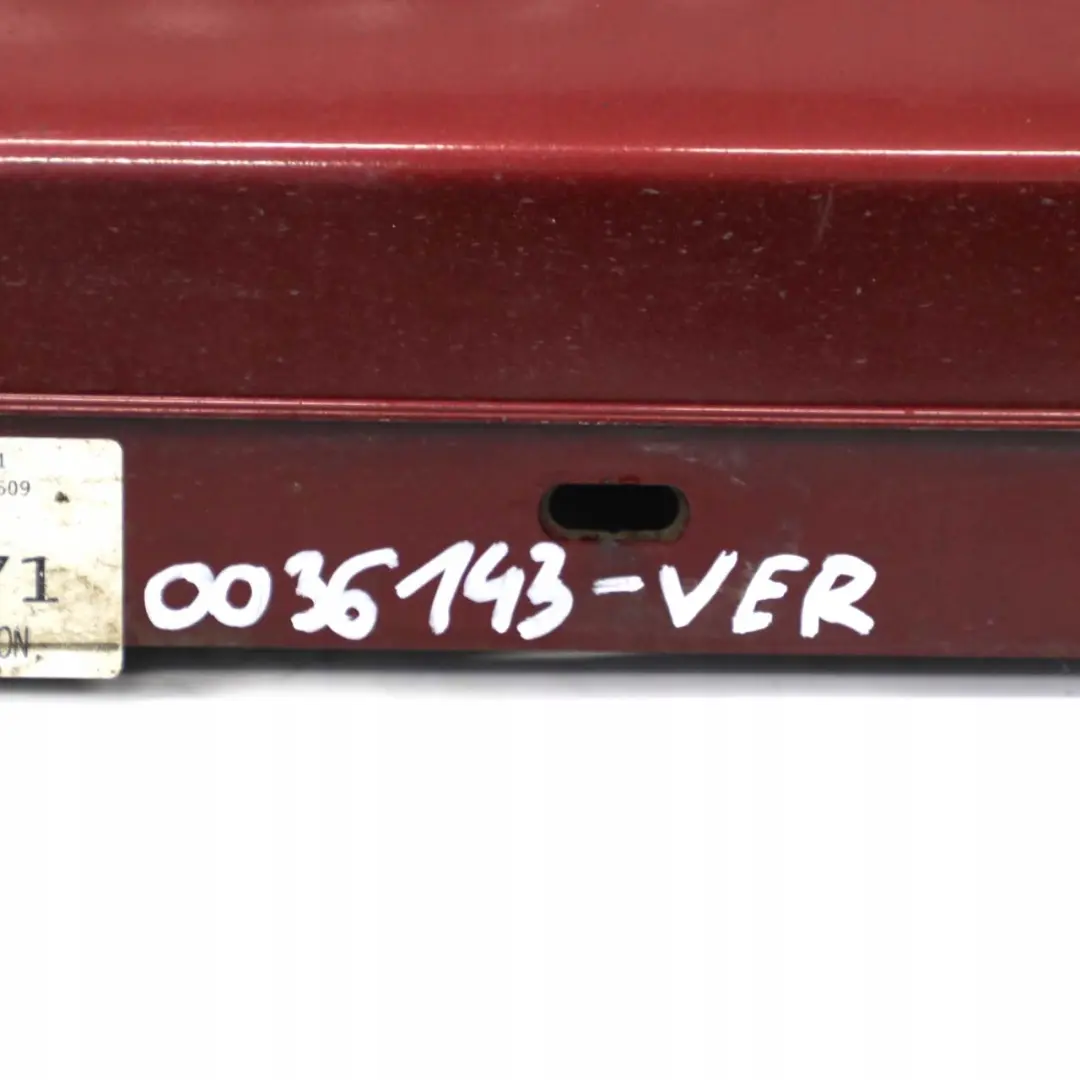 Sill Strip Side Skirt Left N/S Vermilionrot Red Metallic A82 to BMW 1 E81 E82 E88 with Part number 0036143 BMW 1 E81 E82 E88 Sill Strip Side Skirt Left N/S Vermilionrot Red Metallic A82 - SKU 0036143-VER - Part number 0036143