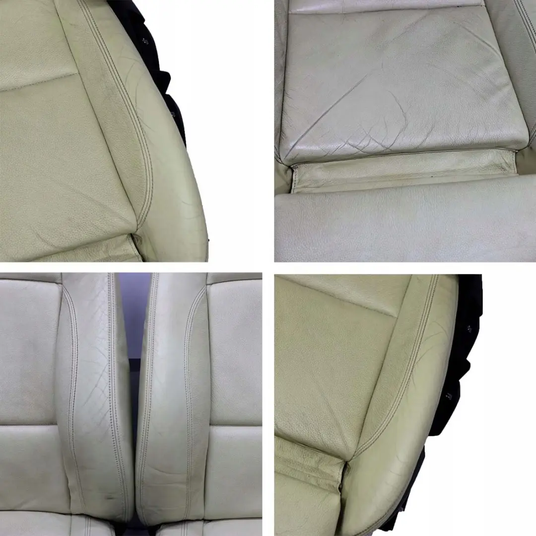 BMW Convertible Cabrio Heated M Sport Lemon Leather Interior Seats Door Card - SKU E88 M Sport Lemon Leather Seats - Part number E88