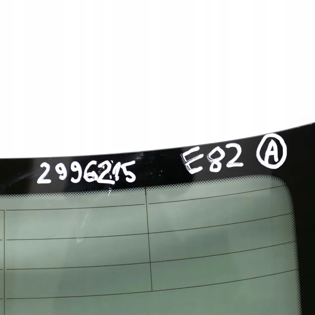 Trunk Boot Lid Rear Window Glass Tinted AS3 to BMW 1 Series E82 Coupe with Part number 2996215 BMW 1 Series E82 Coupe Trunk Boot Lid Rear Window Glass Tinted AS3 - SKU 2996215 - Part number 2996215