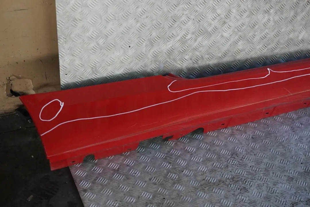 BMW 3 E92 E93 Sill Strip Side Skirt Right O/S Karmesinrot Crimson Red - A61 - SKU 0034058-KAR - Part number 0034058