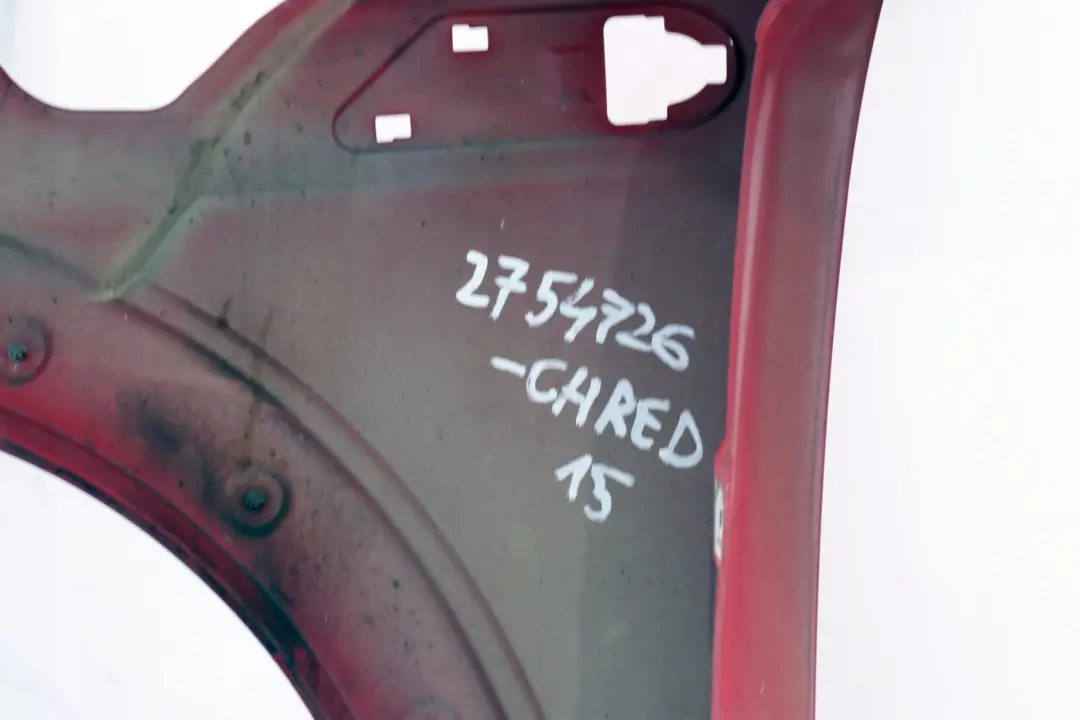 Side Panel Front Right Wing O/S Chili Red to BMW MINI Cooper 15 R55 R56 R57 R58 with Part number 2754726 BMW MINI Cooper 15 R55 R56 R57 R58 Side Panel Front Right Wing O/S Chili Red - SKU 2754726-CHRED15 - Part number 2754726