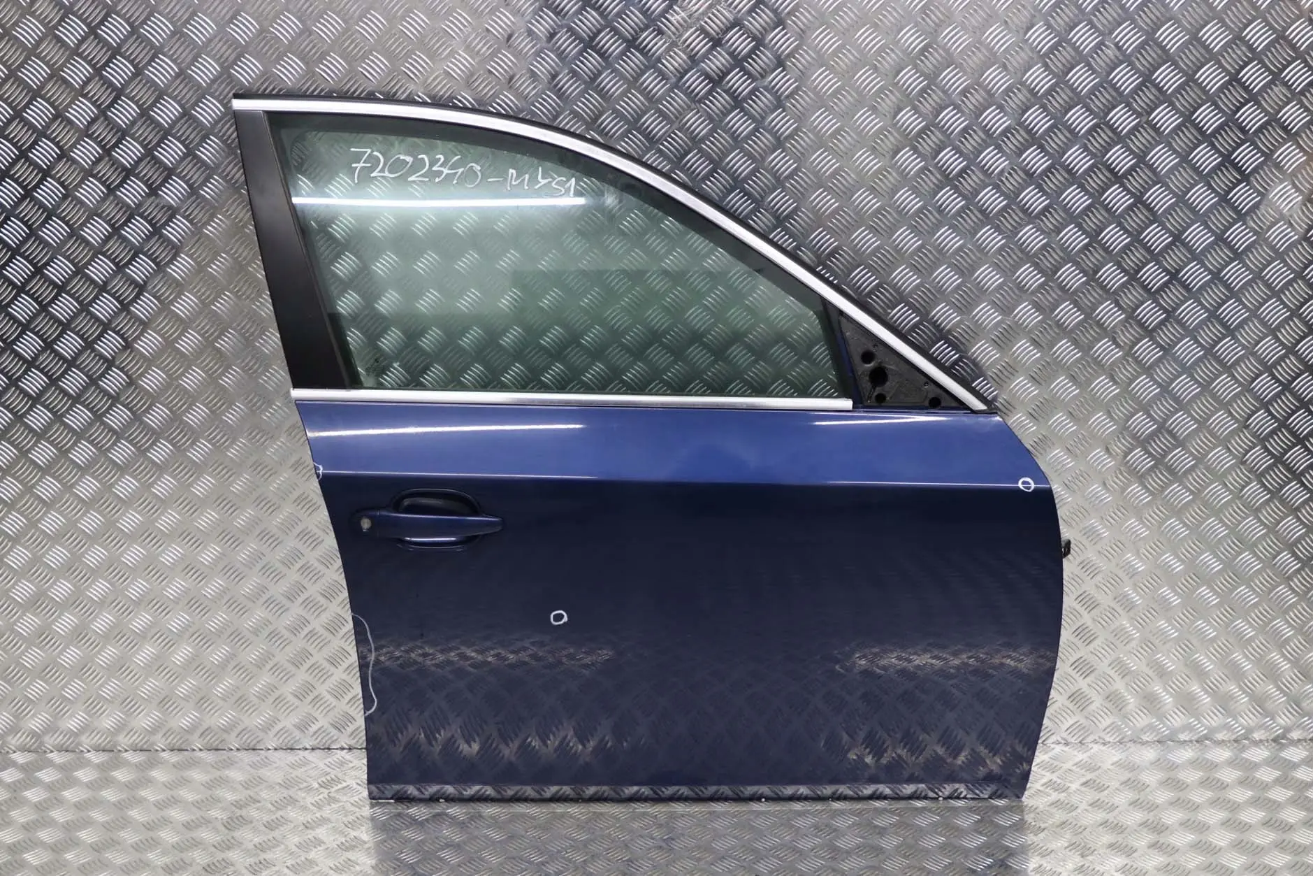 BMW 5 1 E60 E61 Tür Vorne Rechts Mysticblau Mystic Blau Metallic A07