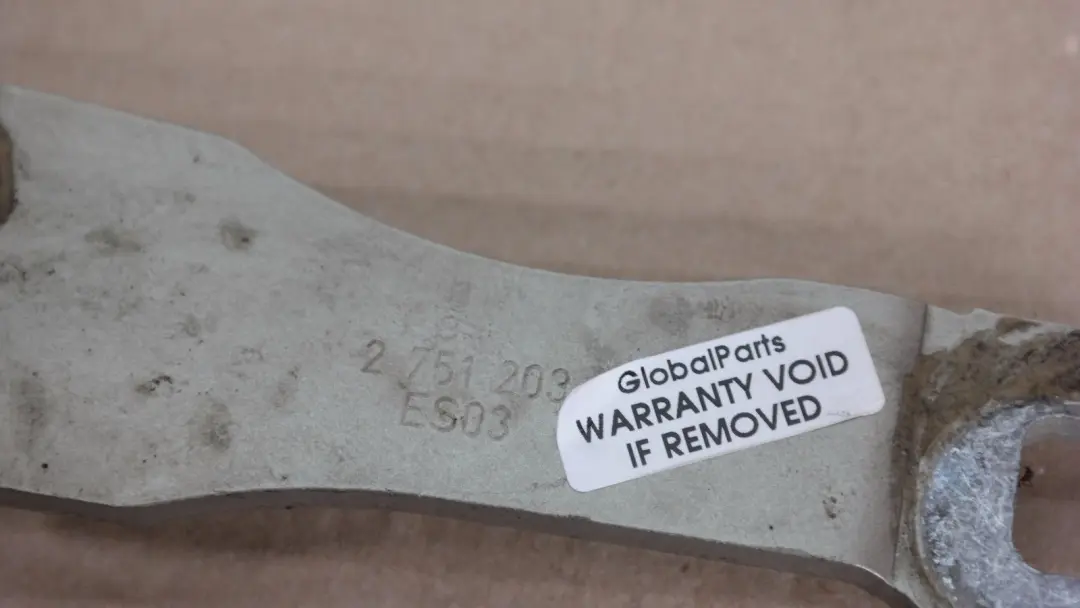 BMW Mini R55 R56 Left Engine Hood Bonnet Hinge Sparkling Silver Metallic N/S - SKU 2751203-SS - Part number 7211639