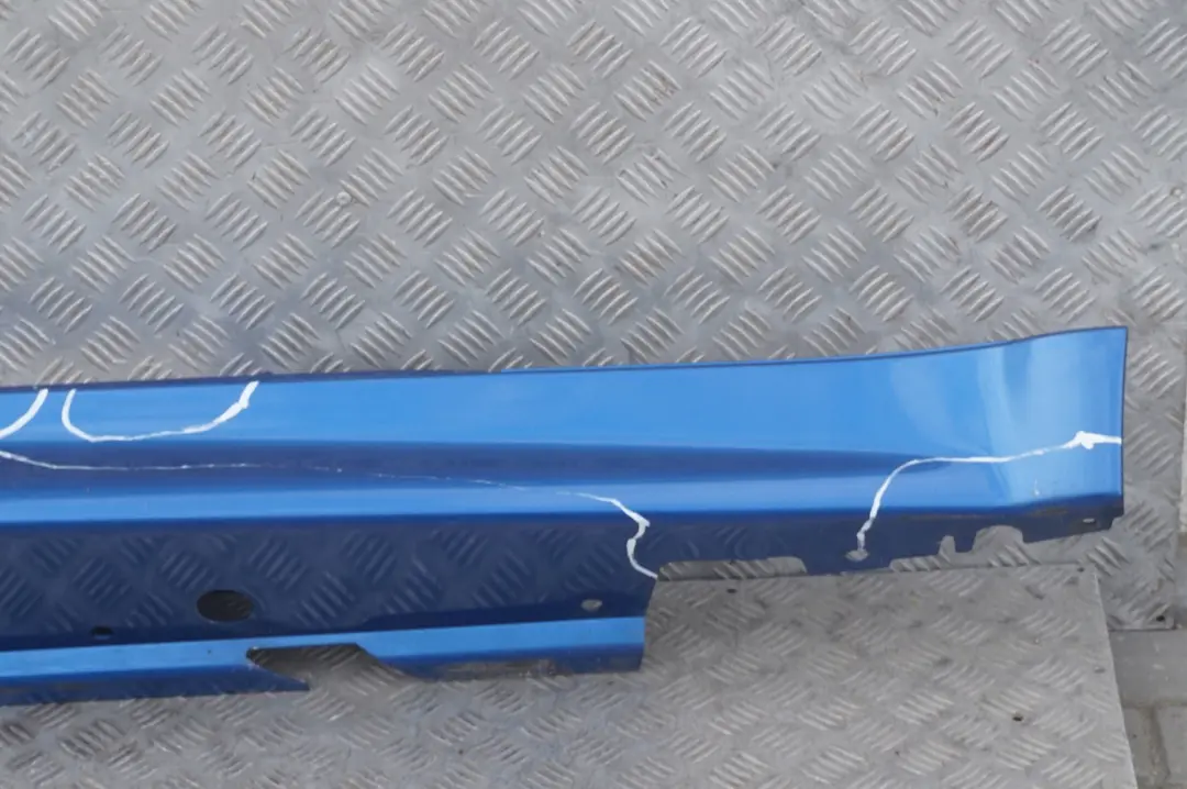 Seitenschweller links Hyper Blue Blau Metallic - A28 für BMW MINI R52 Cooper S mit Teilenummer 1505863 BMW MINI R52 Cooper S Seitenschweller links Hyper Blue Blau Metallic - A28 - SKU 7124375-HYB - Teilenummer 1505863